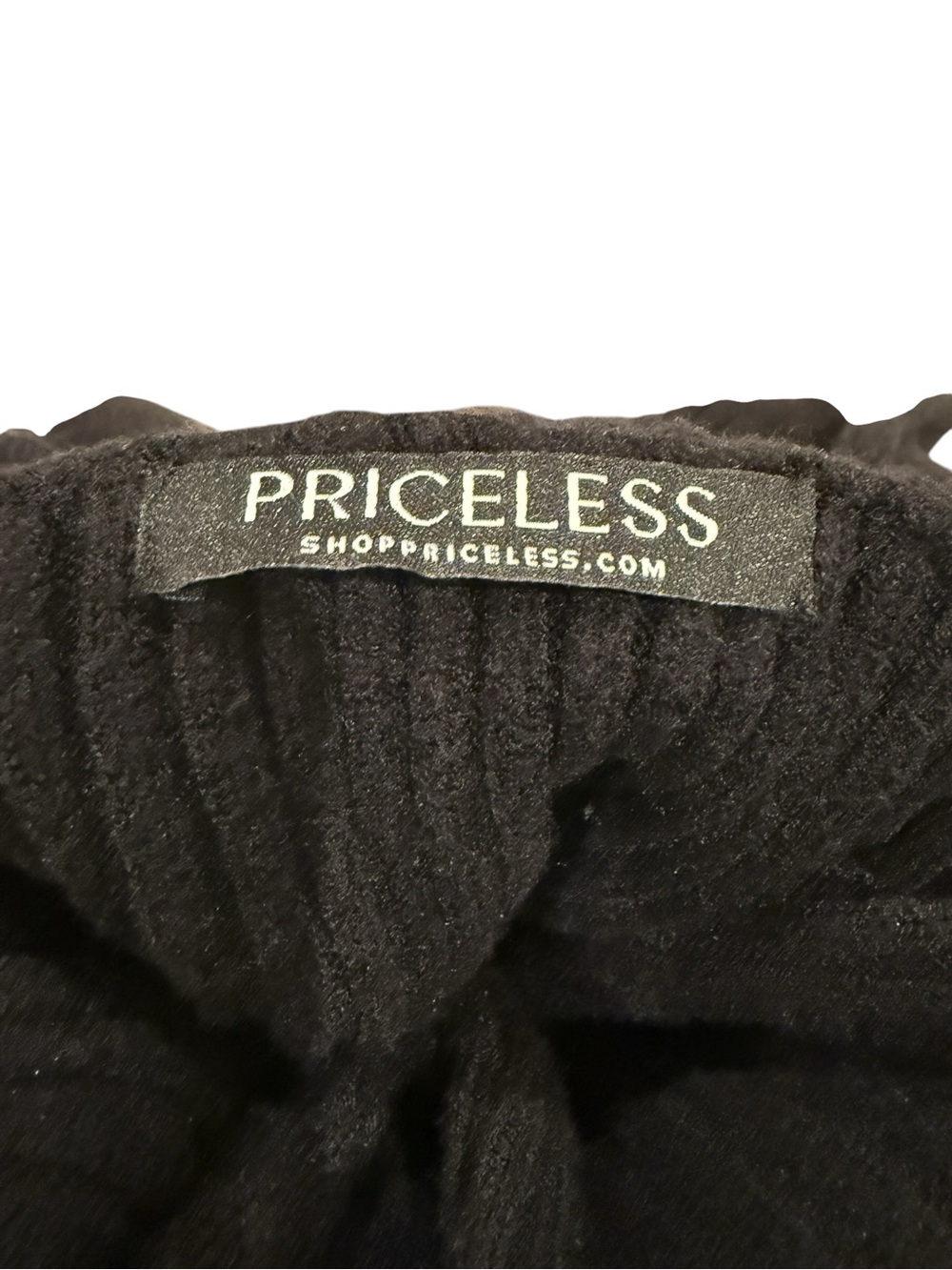 Black Turtleneck Rib-Knit Sweater - Picture 5 of 7